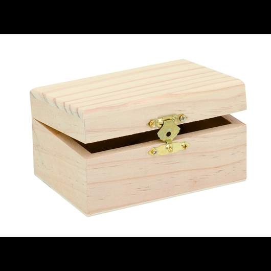 Rectangular wooden box 11,5x8x6cm